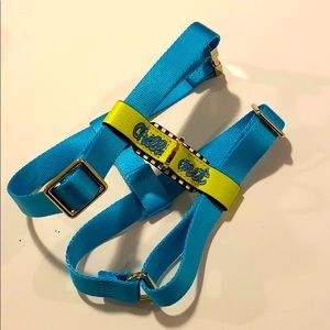 Henri Bendel Small Dog Turquoise Chill Out Harness